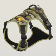 Army Green camouflage harness with black straps